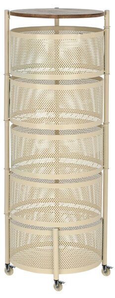 Τρόλεϊ/Ραφιέρα 5 Θέσεων (Φ30x84) Estia Allure Ivory 01-39837