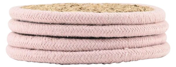 Σουβέρ (Σετ 4τμχ) Estia Gaia Pink 07-40420
