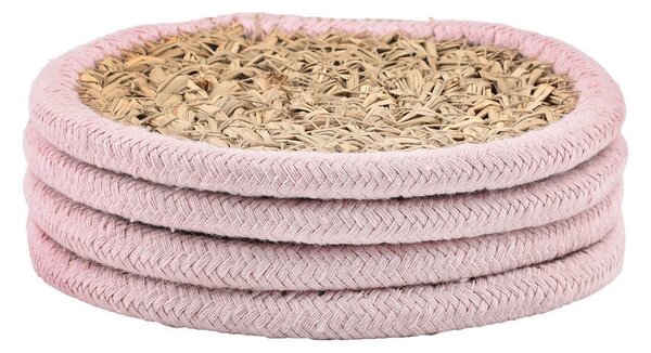 Σουβέρ (Σετ 4τμχ) Estia Gaia Pink 07-40420