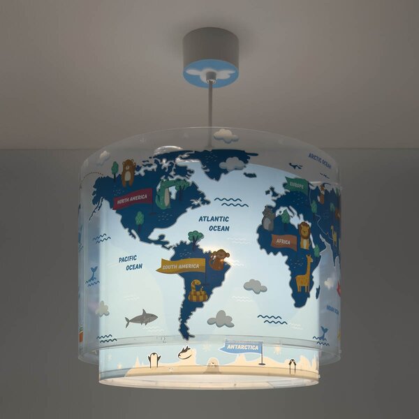 Παιδικό Φωτιστικό Οροφής Μονόφωτο Ango Kids World 40672M
