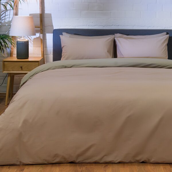 Παπλωματοθήκη Μονή (Σετ 165x245) 2 Όψεων Naf-Naf Hue Coblestone - Laurel Oak