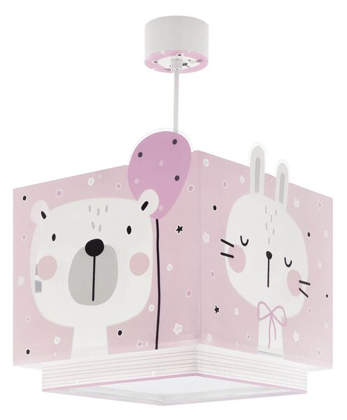Παιδικό Φωτιστικό Οροφής Μονόφωτο Ango Baby Jungle Pink 63112MS