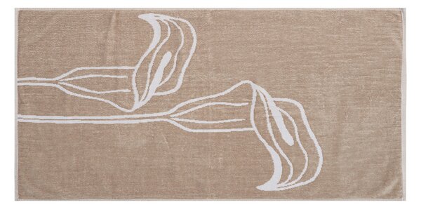 Πετσέτα Προσώπου (50x100) Kentia Stylish Kikeko 13 Mocca 500gsm