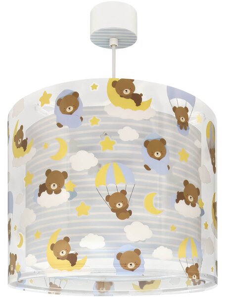 Παιδικό Φωτιστικό Οροφής Μονόφωτο Ango Baby Teddy Blue 41572MT