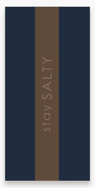 Πετσέτα Θαλάσσης (80x160) Nef-Nef Homeware Stay Salty Blue/Brown