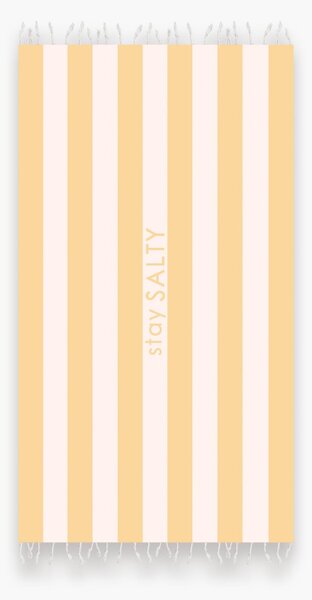Πετσέτα Θαλάσσης - Παρεό (90x170) Nef-Nef Homeware Smooth Yellow