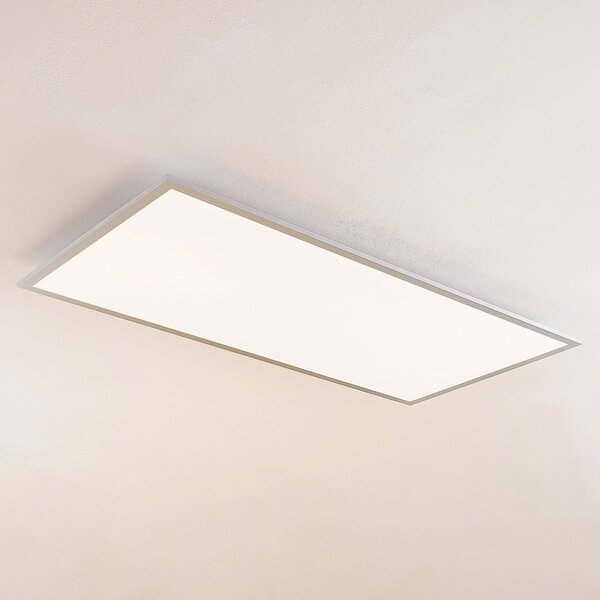 Lindby Zento LED πάνελ, CCT, τηλεχειριστήριο, dimm., ρυθμιζόμενος, Μεταλλικό, Κουζίνα, Πλαστικό, σύγχρονο