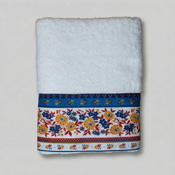 Πετσέτα Χεριών (30x50) White Fabric Loretta White 600gsm
