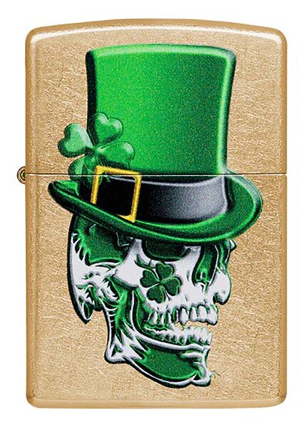 Αναπτήρας Zippo Irish Skull Design 49121 Zippo®