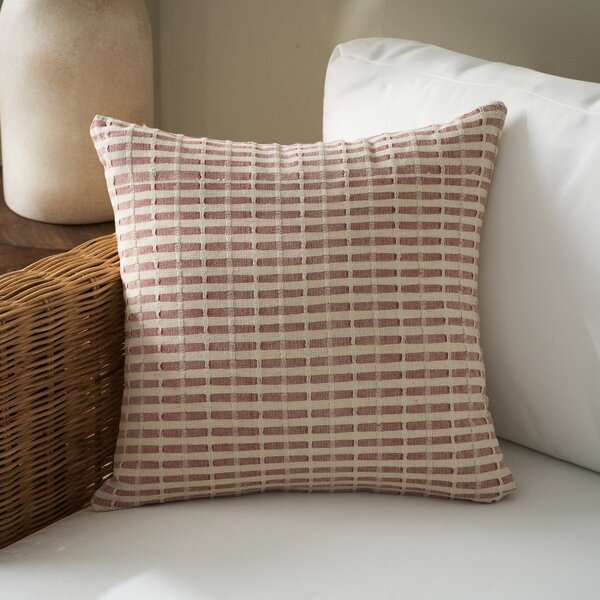 Διακοσμητική Μαξιλαροθήκη (43x43) Gofis Home Elysia Silver Dusty Rust 531/02
