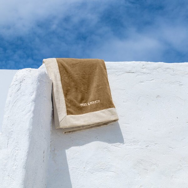 Πετσέτα Θαλάσσης (80x170) Feel & Touch Caribbean Mocca