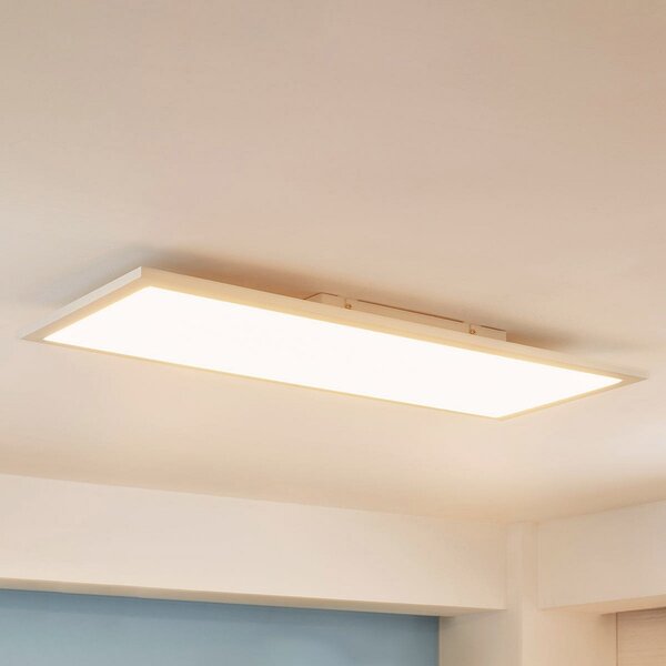 Arcchio Πίνακας LED Enja, 79,5 cm x 29,5 cm, ρυθμιζόμενος, Λευκό, Μελέτη / Γραφείο, Μέταλλο