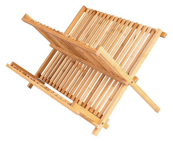 Πιατοθήκη Bamboo Essentials Αναδιπλωμένη 2 επιπέδων Estia 42x27.5x38cm