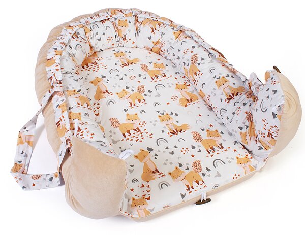 Φωλιά Ύπνου Dimcol Cute Fox 02 White - Beige