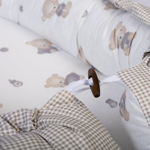 Φωλιά Ύπνου Dimcol Bear's Nest 05 White - Grey