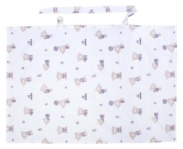 Κάλυμμα Θηλασμού Dimcol Bear's Nest 05 White - Grey