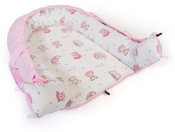 Φωλιά Ύπνου Dimcol Bear's Nest 04 White - Pink