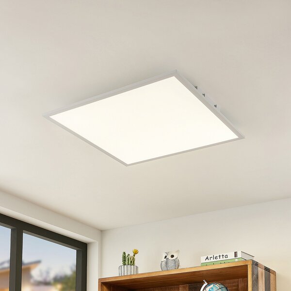 Lindby LED πάνελ Quais, 60 x cm, λευκό, αλουμίνιο, 4.000K, Λευκό, Κουζίνα, Αλουμίνιο, σύγχρονο