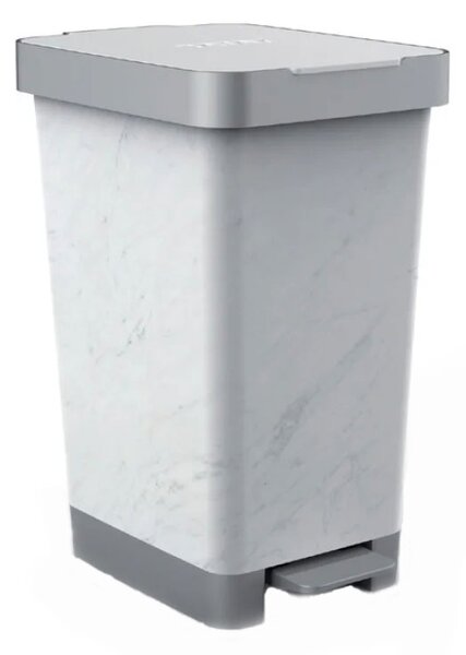 Κάδος Απορριμμάτων Μπάνιου (36x26x47) Tatay 25lt Smart Marble 06647.001