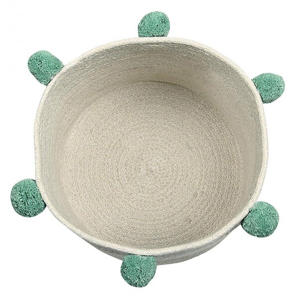 Καλάθι Αποθήκευσης (Φ30x30) Lorena Canals Bubbly Nat/Green