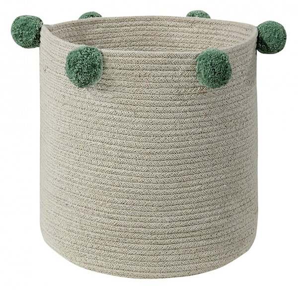 Καλάθι Αποθήκευσης (Φ30x30) Lorena Canals Bubbly Nat/Green