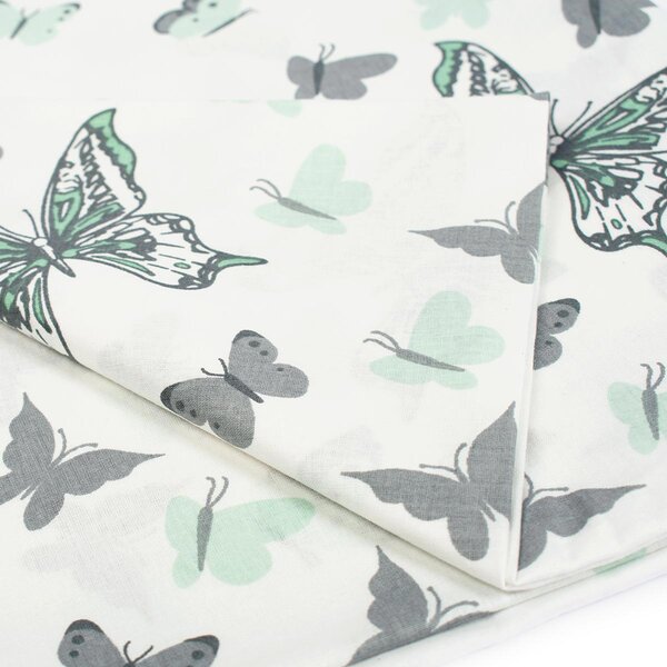 Παιδική Μαξιλαροθήκη Dimcol Butterfly 57 Green