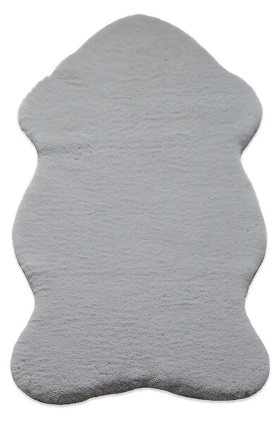 Γούνινο Χαλί Διαδρόμου (80x120) New Plan Puffy FC6 Light Grey