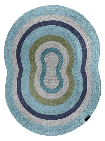 Οβάλ Χαλί Καλοκαιρινό (160x200) Guy Laroche Vanity Azul