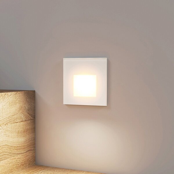 Arcchio Φωτιστικό εσοχής LED Vexi, 7,8 cm x cm, λευκό, CCT, ρυθμιζόμενος, Λευκό, Διάδρομος, Αλουμίνιο, σύγχρονο, Γωνιακά φωτιστικά