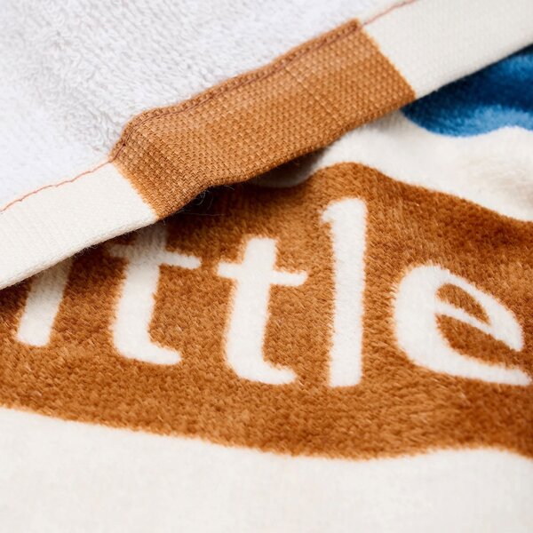 Παιδική Πετσέτα Θαλάσσης (60x120) Little Dutch Ocean World Brown Stripe