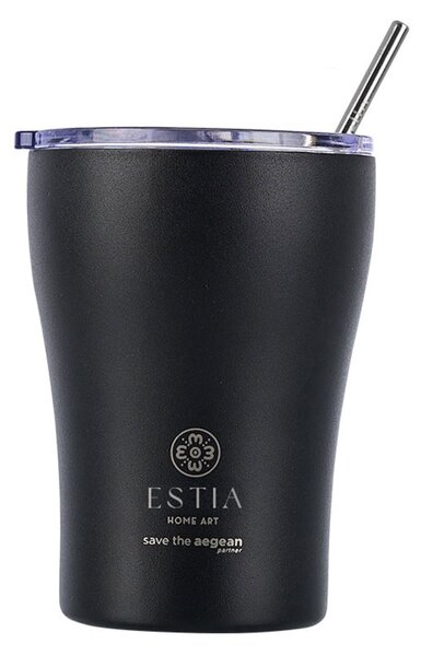 Ποτήρι Θερμός 350ml Estia Save The Aegean Midnight Black 01-12083