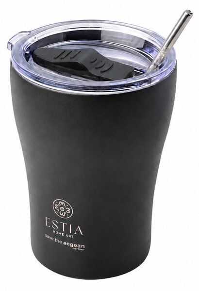 Ποτήρι Θερμός 350ml Estia Save The Aegean Midnight Black 01-12083