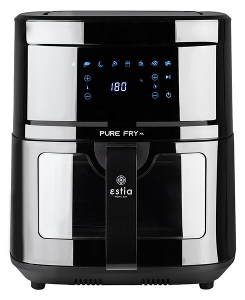 Φριτέζα Αέρος Pure Fry XL 1700w 9.1Lt Με Προγράμματα Μαύρη Estia 06-20620