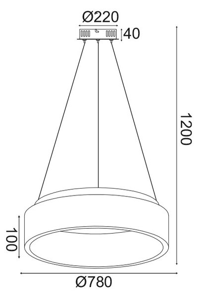 Φωτιστικό Οροφής LED 3 CCT Aca Apollo BR81LEDP78WHCCT White