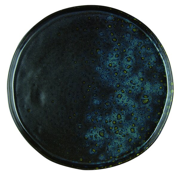 Πιάτο Επίπεδο ρηχό Stoneware Estia Phobos Nero Μαύρο 31x2.5cm 67-PHO0531