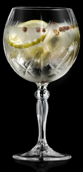 Ποτήρια Gin Tonic Κρυστάλλινα Κολονάτα Melodia RCR Σετ 6τμχ 650ml