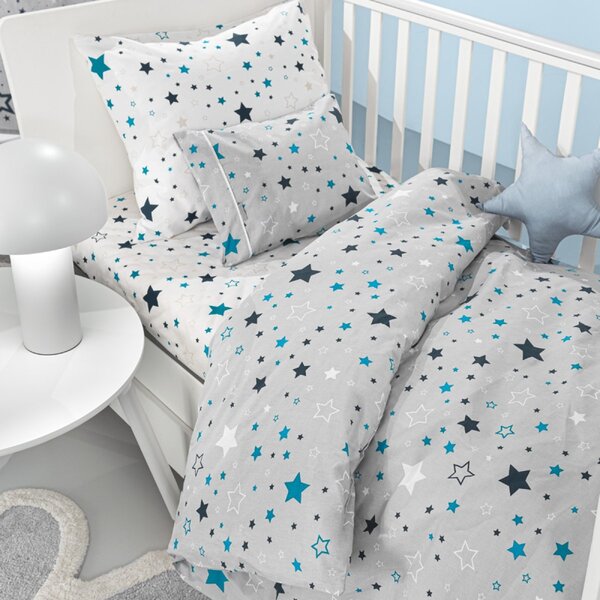 Σεντόνια Κούνιας (Σετ) Guy Laroche Starland Silver