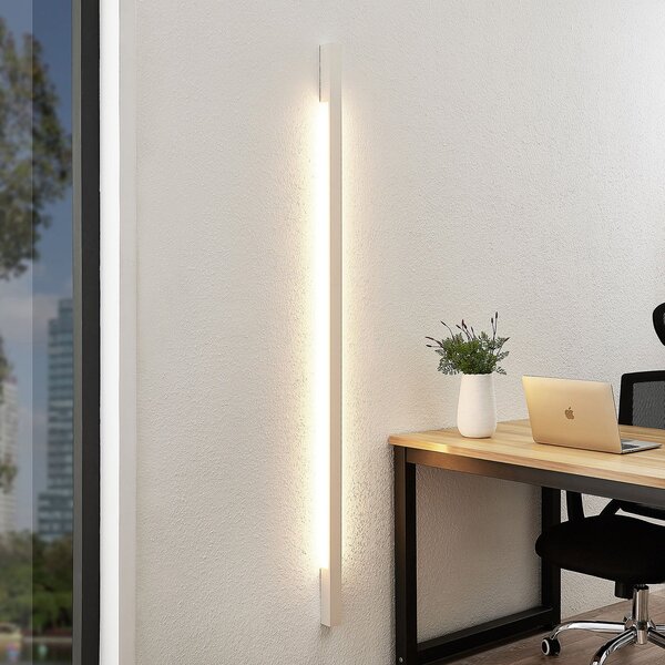 Arcchio Φωτιστικό τοίχου Ivano LED, 170 cm, λευκό, Λευκό, Διάδρομος, Αλουμίνιο, σύγχρονο