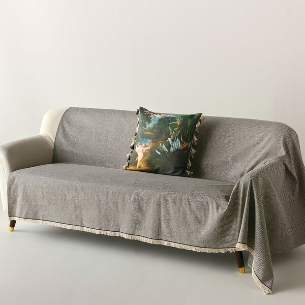 Ριχτάρι Καναπέ Τριθέσιου (180x280) Kentia Loft Serpantine 04 Grey