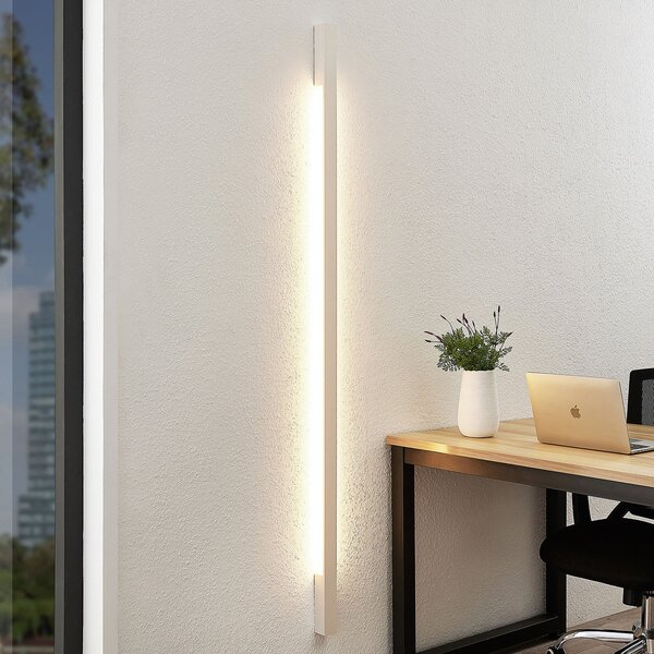 Arcchio Φωτιστικό τοίχου Ivano LED, 170 cm, λευκό, Λευκό, Διάδρομος, Αλουμίνιο, σύγχρονο