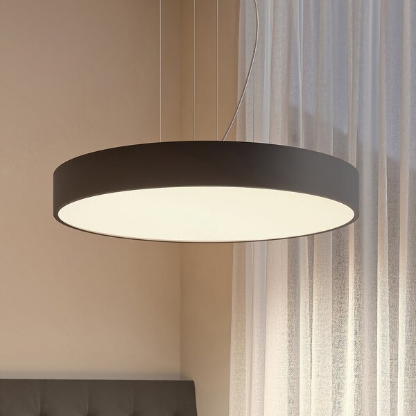 Arcchio Noabelle LED κρεμαστό φωτιστικό, μαύρο, 80 cm, ρυθμιζόμενος, Μαύρο, Κουζίνα, Μέταλλο, σύγχρονο