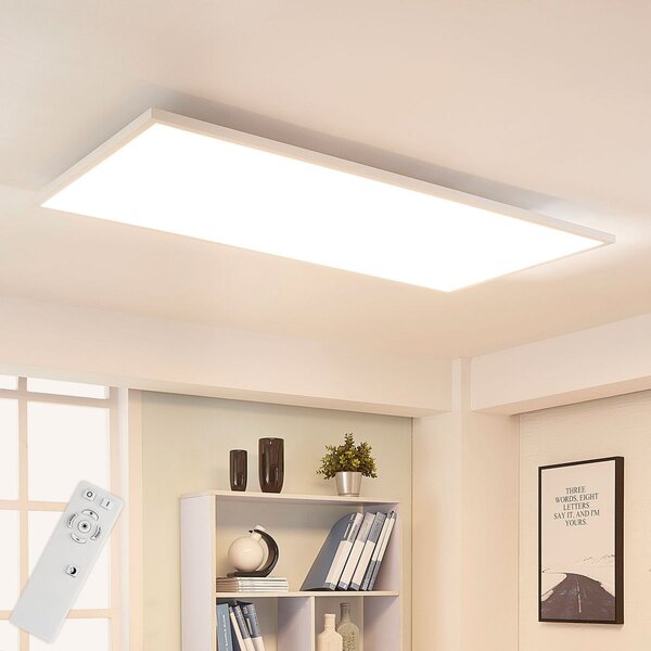Arcchio LED πάνελ Arya, dimmable, 119 cm x 59 cm, μέταλλο, ρυθμιζόμενος, Λευκό, Μελέτη / Γραφείο, Πλαστικό, σύγχρονο