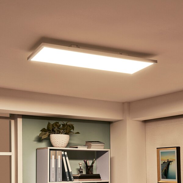 Arcchio LED πάνελ Philia, CCT, 80 cm x 29,5 cm, ρυθμιζόμενος, Λευκό, Σαλόνι / τραπεζαρία, Πλαστικό, σύγχρονο
