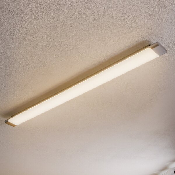 Arcchio Φωτιστικό οροφής LED Vinca, 120 cm, 3.450 lm, 4.000 K, Μεταλλικό, Μελέτη / Γραφείο, Πλαστικό, σύγχρονο