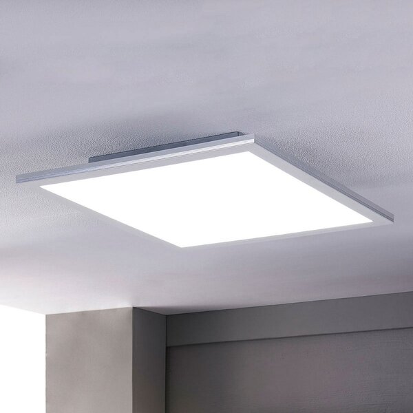 Lindby LED πάνελ Livel, CCT, 62 cm x cm, τηλεχειριστήριο, ρυθμιζόμενος, Μεταλλικό, Κουζίνα, Πλαστικό, σύγχρονο