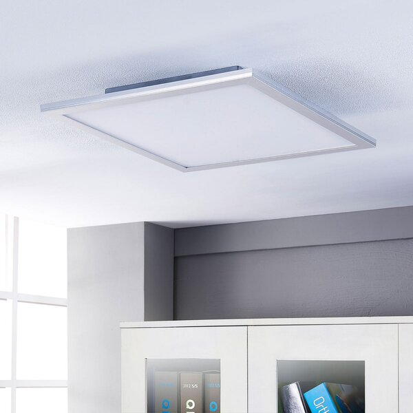 Lindby LED πάνελ Livel, CCT, 62 cm x cm, τηλεχειριστήριο, ρυθμιζόμενος, Μεταλλικό, Κουζίνα, Πλαστικό, σύγχρονο