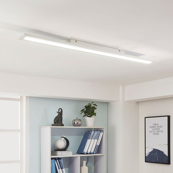 Arcchio LED πάνελ Arya, 120 cm, λευκό, dimmable, αλουμίνιο, ρυθμιζόμενος, Λευκό, Μελέτη / Γραφείο, Πλαστικό, σύγχρονο