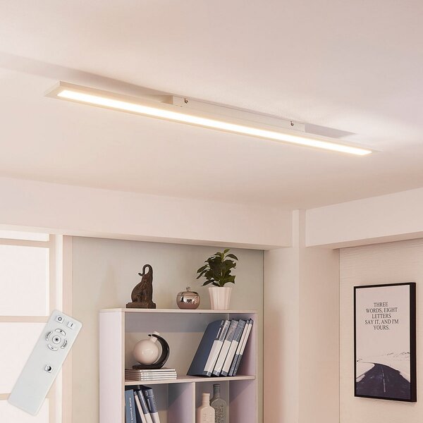 Arcchio LED πάνελ Arya, 120 cm, λευκό, dimmable, αλουμίνιο, ρυθμιζόμενος, Λευκό, Μελέτη / Γραφείο, Πλαστικό, σύγχρονο