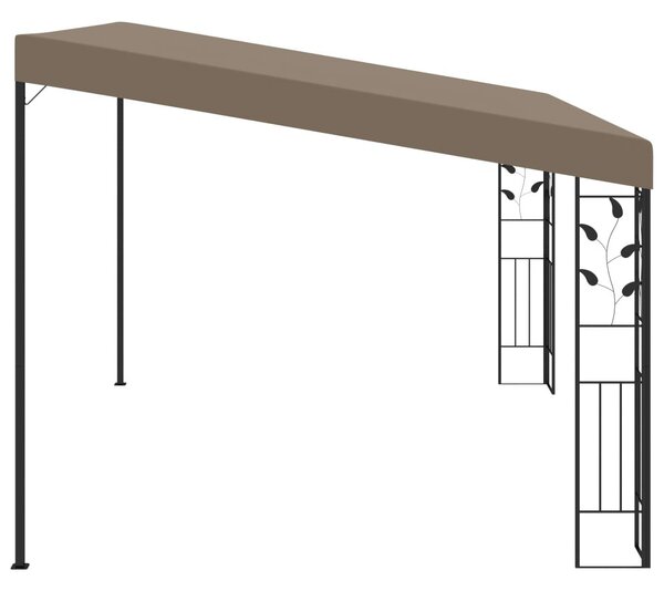 Κιόσκι Επιτοίχιο Taupe 4 x 3 x 2,5 μ. - Μπεζ-Γκρι