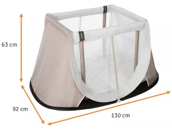 Αναδιπλούμενο Παρκοκρέβατο AeroMoov Instant Travel Cot Grey Rock